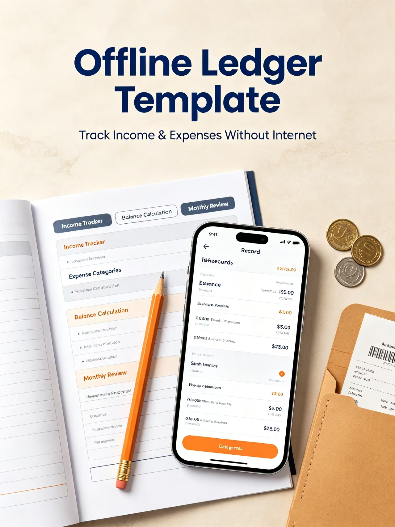 Simple Offline Ledger